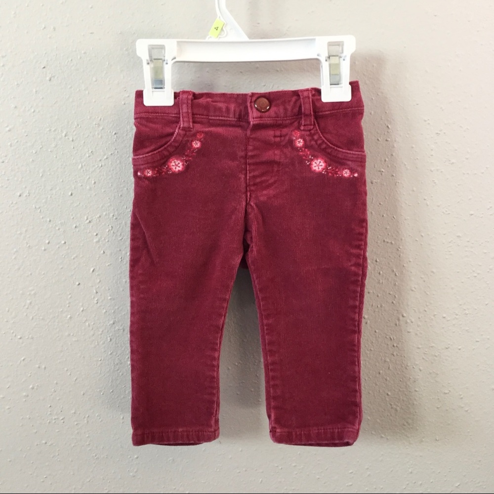 Burgundy Corduroy Pants